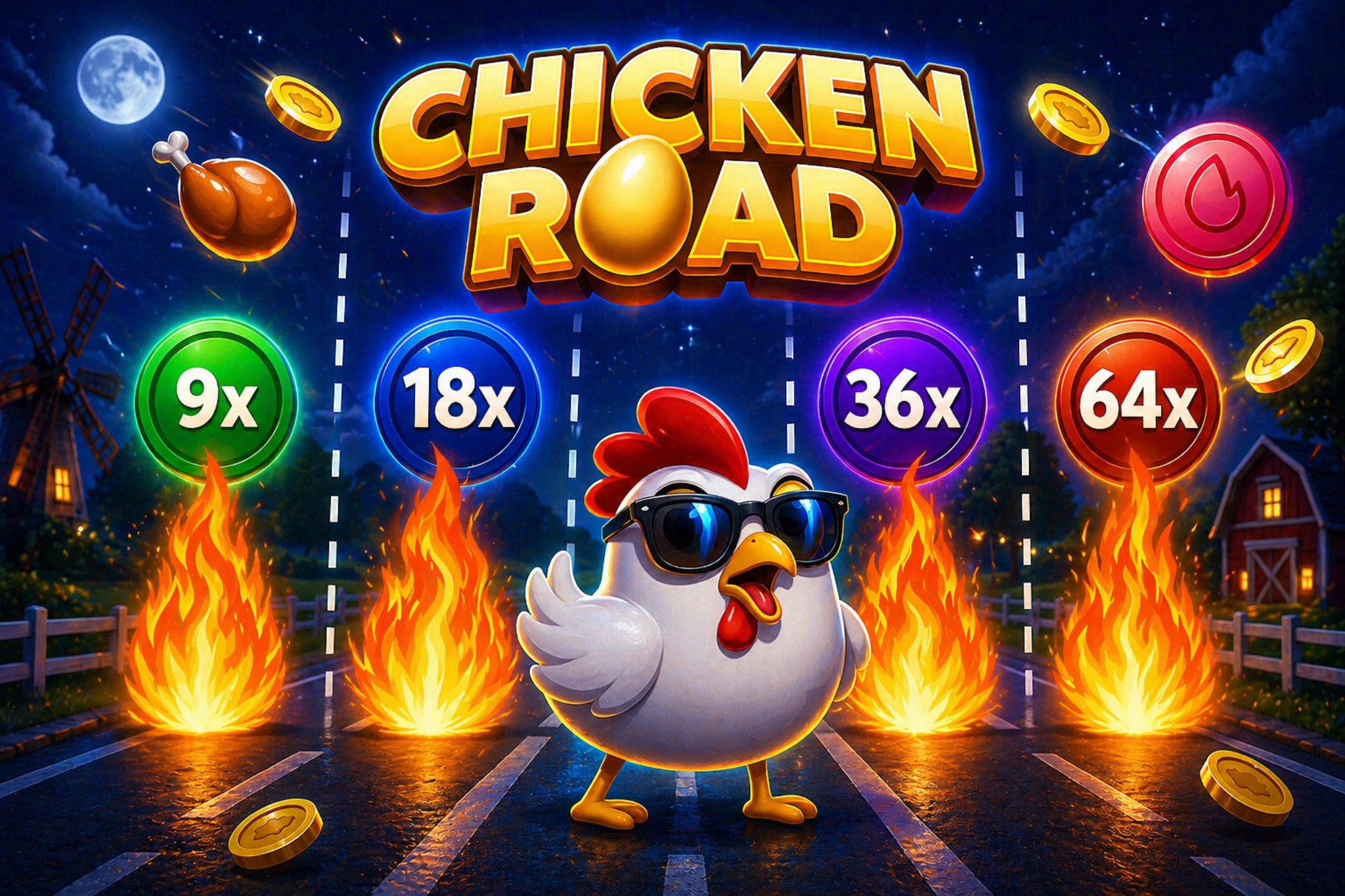 where to play chicken road game